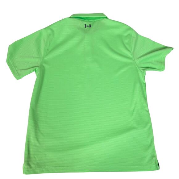 Lot of 2 Men's Golf Polo Shirt XL Under Armour Tech Orange and Green L34 - Picture 8 of 9